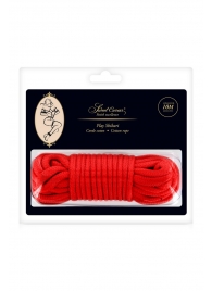 Красная веревка для фиксации - 10 м. - Sweet Caress - купить с доставкой в Новошахтинске