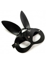 Черная маска  Зайка  с длинными ушками - Crazy Handmade - купить с доставкой в Новошахтинске