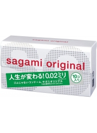 Ультратонкие презервативы Sagami Original 0.02 - 10 шт. - Sagami - купить с доставкой в Новошахтинске
