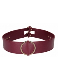 Бордовый ремень Halo Waist Belt - размер L-XL - Shots Media BV - купить с доставкой в Новошахтинске