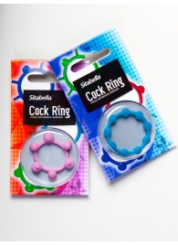 Эрекционное латексное кольцо с рельефом - Sitabella - в Новошахтинске купить с доставкой