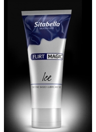 Силиконовая гель-смазка FLIRT MAGIC Ice с лёгким пролонгирующим эффектом - 75 мл. - Sitabella - купить с доставкой в Новошахтинске
