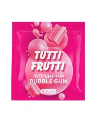 Пробник гель-смазки Tutti-frutti со вкусом бабл-гам - 4 гр. - Биоритм - купить с доставкой в Новошахтинске