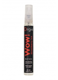 Оральный спрей ORGIE Wow! Strawberry Ice Blowjob Spray с охлаждающим и возбуждающим эффектом - 10 мл. - ORGIE - купить с доставкой в Новошахтинске
