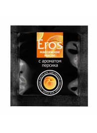 Саше массажного масла Eros exotic с ароматом персика - 4 гр. - Биоритм - купить с доставкой в Новошахтинске