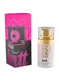 Возбуждающий гель Golden Chups с малиновым ароматом - 17 мл. - INTT - купить с доставкой в Новошахтинске