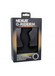 Черный вибромассажер простаты Nexus G-Rider+ - 12,6 см. - Nexus Range - в Новошахтинске купить с доставкой