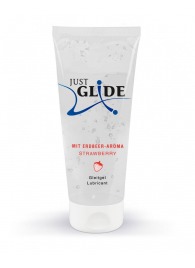 Лубрикант на водной основе Just Glide Strawberry с ароматом клубники - 200 мл. - Orion - купить с доставкой в Новошахтинске