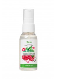 Съедобная гель-смазка Yovee «Ягодное искушение» с Д-пантенолом и вкусом малины и мяты - 50 мл. - ToyFa - купить с доставкой в Новошахтинске