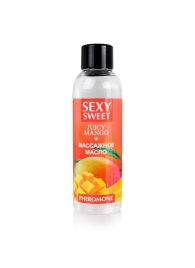 Массажное масло Sexy Sweet Juicy Mango с феромонами и ароматом манго - 75 мл. - Биоритм - купить с доставкой в Новошахтинске