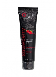 Интимный гель на водной основе Lube Tube Strawberry с клубничным вкусом - 100 мл. - ORGIE - купить с доставкой в Новошахтинске