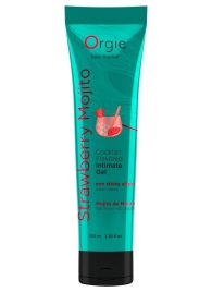 Съедобный интимный гель Orgie Lube Tube Cocktail Strawberry Mojito - 100 мл. - ORGIE - купить с доставкой в Новошахтинске