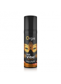 Съедобный гель Dual Vibe Sex On The Beach с эффектом вибрации и вкусом коктейля «секс на пляже» - 15 мл. - ORGIE - купить с доставкой в Новошахтинске