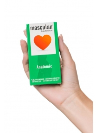 Презервативы анатомической формы Masculan Anatomic - 10 шт. - Masculan - купить с доставкой в Новошахтинске