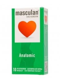 Презервативы анатомической формы Masculan Anatomic - 10 шт. - Masculan - купить с доставкой в Новошахтинске