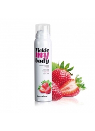 Массажная хрустящая пенка Tickle My Body Strawberry с ароматом клубники - 150 мл. - Love to Love - купить с доставкой в Новошахтинске