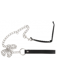 Зажим для половых губ с поводком Pussy Clamp With A Leash - Orion - купить с доставкой в Новошахтинске