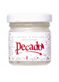 Массажная свеча Caramel   Popcorn - 35 мл. - Pecado - купить с доставкой в Новошахтинске