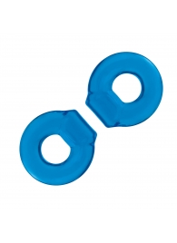 Комплект из двух колец для пениса 2-Pack Ultra-Stretch Stamina Endurance Ring - BlueLine - в Новошахтинске купить с доставкой