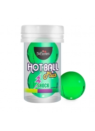 Лубрикант на силиконовой основе Hot Ball Plus с покалывающим эффектом (2 шарика по 3 гр.) - HotFlowers - купить с доставкой в Новошахтинске