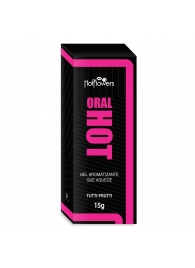 Гель для оральных ласк Oral Hot с согревающим эффектом - 15 гр. - HotFlowers - купить с доставкой в Новошахтинске