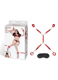 Красная фиксация на матрас Classic Bedspreader - Lux Fetish - купить с доставкой в Новошахтинске