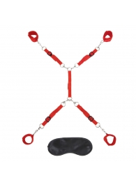 Красная фиксация на матрас Classic Bedspreader - Lux Fetish - купить с доставкой в Новошахтинске