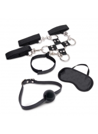 Набор для фиксации из 7 предметов Hogtie   Ball Gag Kit - Lux Fetish - купить с доставкой в Новошахтинске