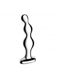 Стальной анальный фаллоимитатор для простаты Stainless Steel Anal Beads - 13 см. - b-Vibe - в Новошахтинске купить с доставкой