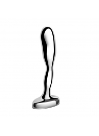 Стальной стимулятор простаты Stainless Steel Prostate Plug - 11,5 см. - b-Vibe - в Новошахтинске купить с доставкой