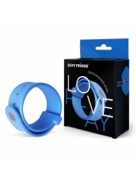 Голубой эрекционный ремешок-утяжка - 1137 - в Новошахтинске купить с доставкой