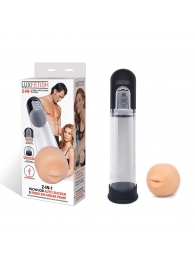 Автоматическая вакуумная помпа-мастурбатор Blowjob Auto Sucker Penis Enlarger Pump - Lux Fetish - в Новошахтинске купить с доставкой