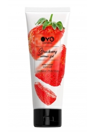 Лубрикант на водной основе OYO Aroma Gel Strawberry с ароматом клубники - 75 мл. - OYO - купить с доставкой в Новошахтинске