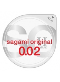 Ультратонкий презерватив Sagami Original - 1 шт. - Sagami - купить с доставкой в Новошахтинске