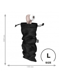 Черный мешочек для хранения игрушек Treasure Bag L - Satisfyer - купить с доставкой в Новошахтинске