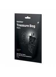 Черный мешочек для хранения игрушек Treasure Bag L - Satisfyer - купить с доставкой в Новошахтинске