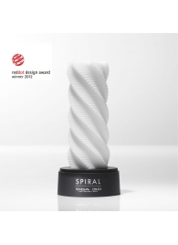 Белый 3D мастурбатор SPIRAL - Tenga - в Новошахтинске купить с доставкой