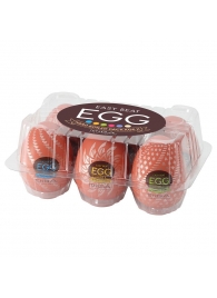 Набор из 6 мастурбаторов-яиц Tenga Egg Variety Pack V - Tenga - в Новошахтинске купить с доставкой