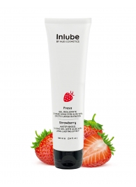 Лубрикант на водной основе Nuei Inlube с алоэ вера и ароматом клубники - 100 мл. - Nuei cosmetics - купить с доставкой в Новошахтинске