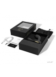 Чёрный перезаряжаемый стимулятор простаты Bruno Black - Lelo - в Новошахтинске купить с доставкой