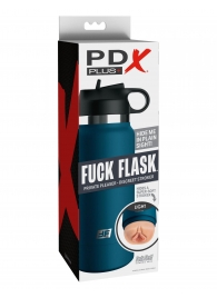 Мастурбатор-вагина в синей колбе F*ck Flask - Pipedream - в Новошахтинске купить с доставкой