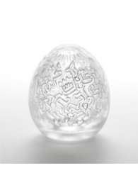 Мастурбатор-яйцо Keith Haring EGG PARTY - Tenga - в Новошахтинске купить с доставкой
