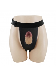 Полый страпон на регулируемых трусиках Houston - 17,5 см. - Baile - купить с доставкой в Новошахтинске