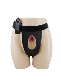 Полый вибрострапон на регулируемых трусиках Draven - 17,5 см. - Baile - купить с доставкой в Новошахтинске