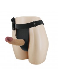 Полый вибрострапон на регулируемых трусиках Draven - 17,5 см. - Baile - купить с доставкой в Новошахтинске