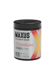 Анатомические презервативы MAXUS Sensual - 15 шт. - Maxus - купить с доставкой в Новошахтинске
