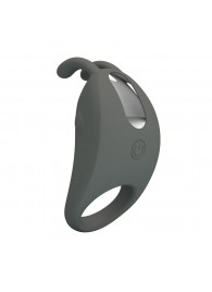 Серое эрекционное кольцо с вибрацией Master Ring - Baile - в Новошахтинске купить с доставкой