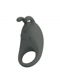 Серое эрекционное кольцо с вибрацией Master Ring - Baile - в Новошахтинске купить с доставкой