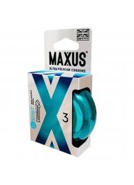 Презервативы Maxus G spot с двойной спиралью - 3 шт. - Maxus - купить с доставкой в Новошахтинске