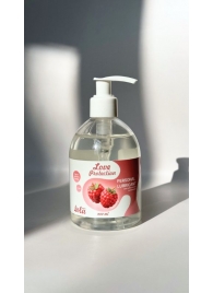 Лубрикант на водной основе Love Protection Raspberry с ароматом малины - 300 мл. - Lola Games - купить с доставкой в Новошахтинске
